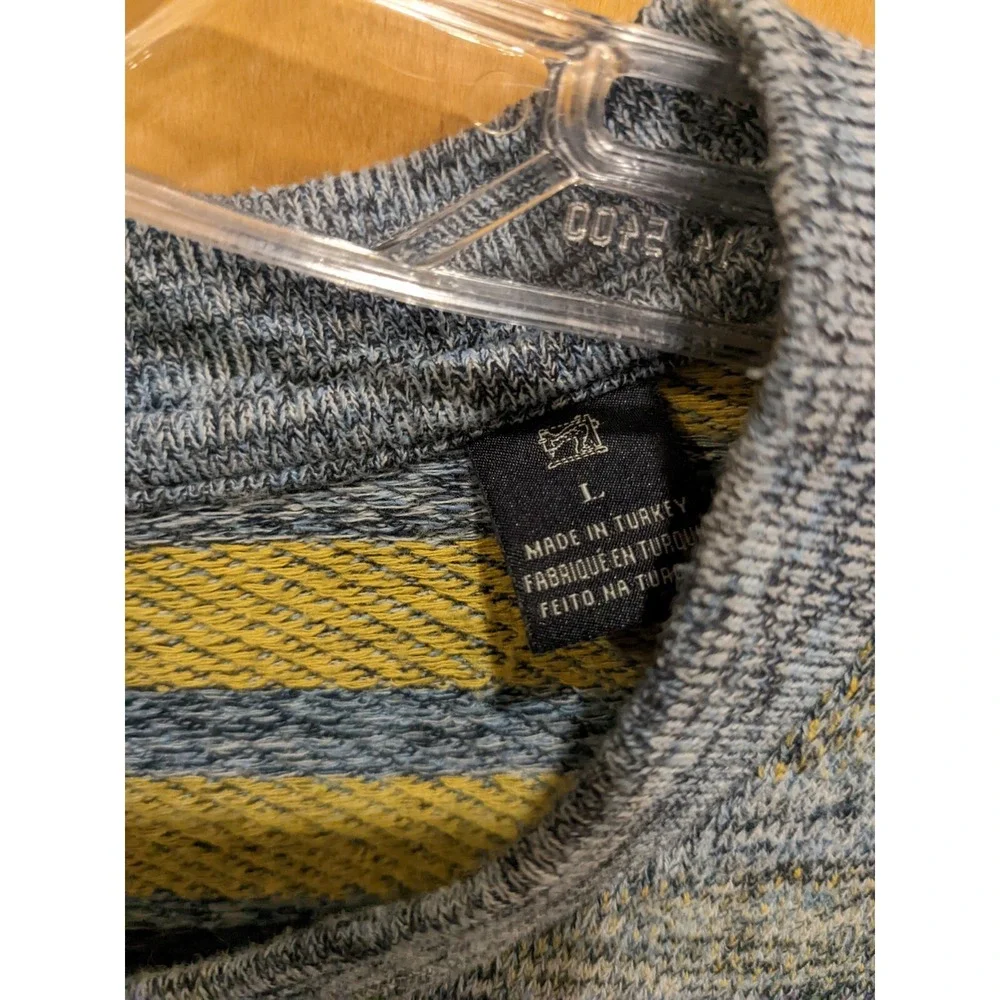 Scotch and Soda AMS Vacay Everyday Blue Pullover Sweater Size Large